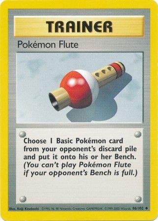 Pokemon Flute (86/102) [Base Set Unlimited] | Fandemonia Ltd