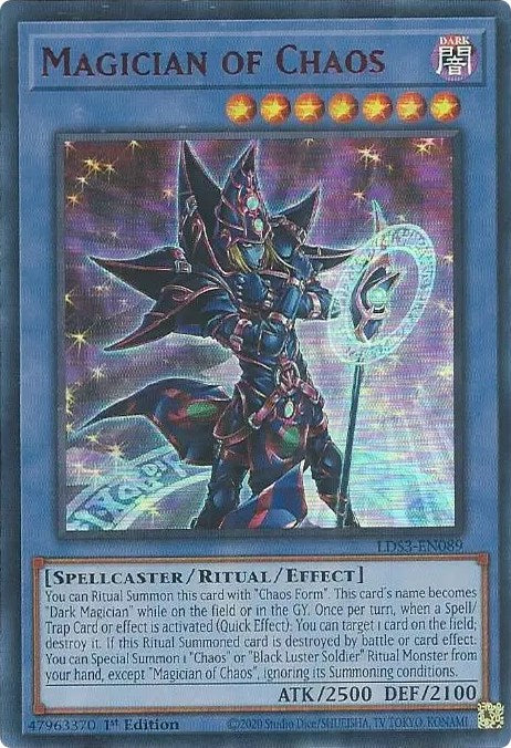 Magician of Chaos (Red) [LDS3-EN089] Ultra Rare | Fandemonia Ltd