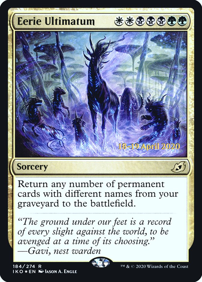 Eerie Ultimatum  [Ikoria: Lair of Behemoths Prerelease Promos] | Fandemonia Ltd