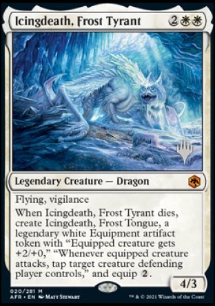 Icingdeath, Frost Tyrant (Promo Pack) [Dungeons & Dragons: Adventures in the Forgotten Realms Promos] | Fandemonia Ltd