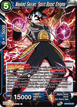 Masked Saiyan, Spirit Boost Enigma (Starter Deck - Darkness Reborn) (SD16-04) [Cross Spirits] | Fandemonia Ltd