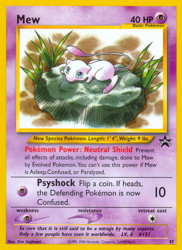 Mew (47) [Wizards of the Coast: Black Star Promos] | Fandemonia Ltd