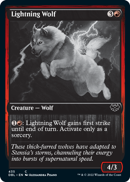 Lightning Wolf [Innistrad: Double Feature] | Fandemonia Ltd