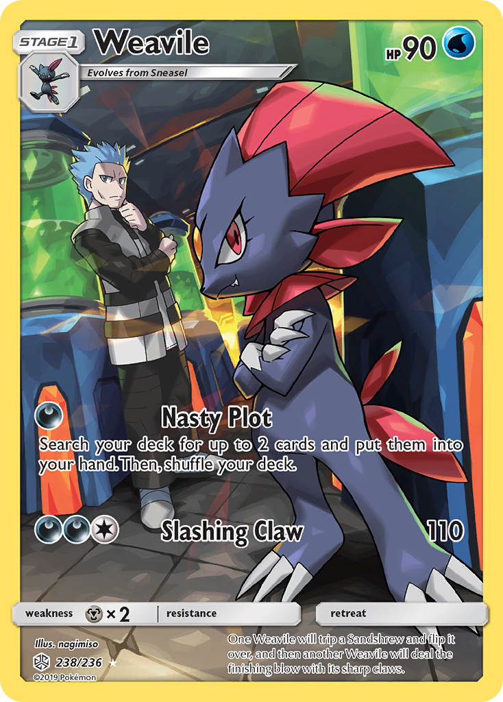 Weavile (238/236) [Sun & Moon: Cosmic Eclipse] | Fandemonia Ltd