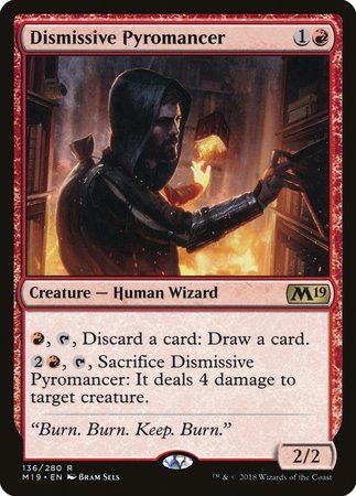 Dismissive Pyromancer [Core Set 2019] | Fandemonia Ltd