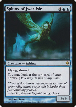 Sphinx of Jwar Isle [Zendikar] | Fandemonia Ltd