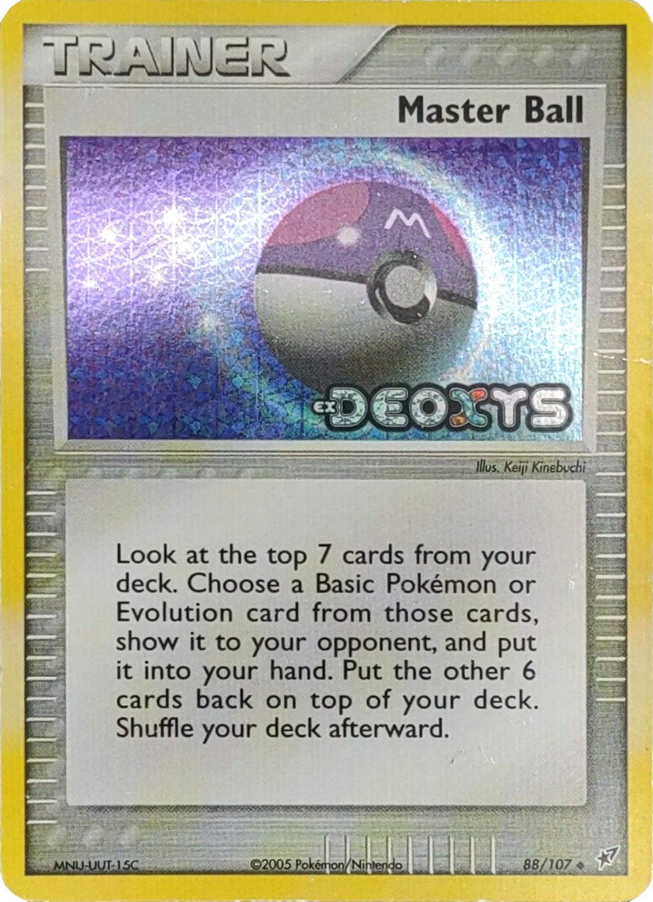 Master Ball (88/107) (Stamped) [EX: Deoxys] | Fandemonia Ltd