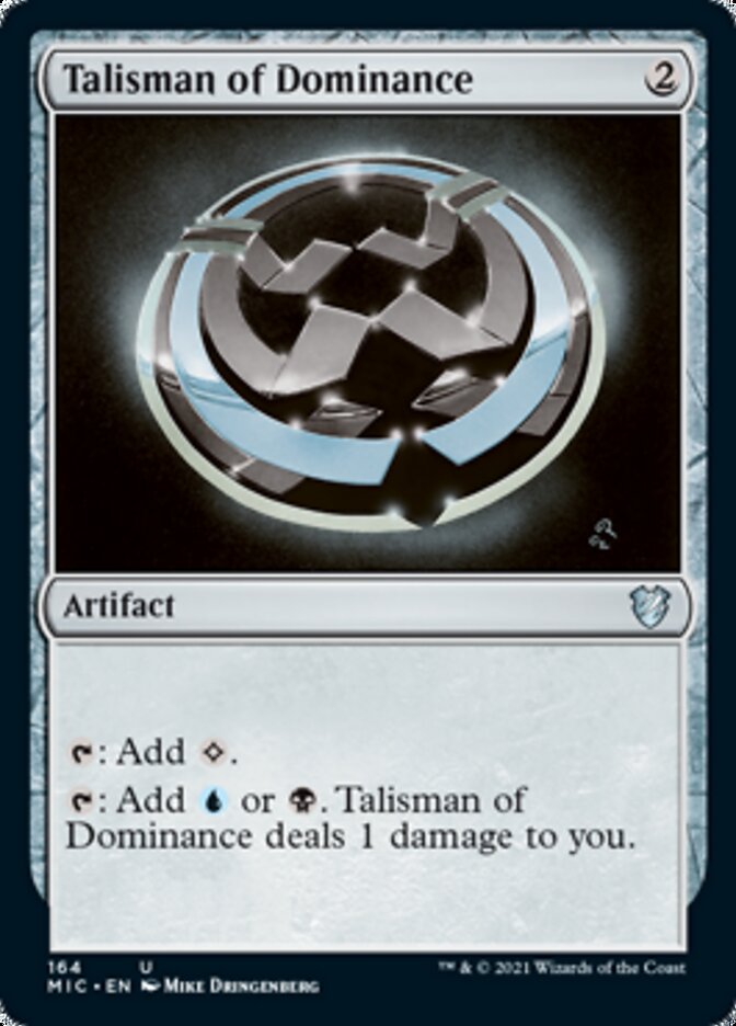 Talisman of Dominance [Innistrad: Midnight Hunt Commander] | Fandemonia Ltd