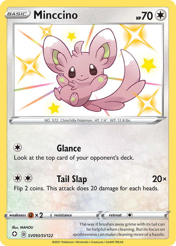 Minccino (SV093/SV122) [Sword & Shield: Shining Fates] | Fandemonia Ltd