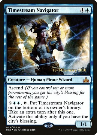 Timestream Navigator [Rivals of Ixalan Promos] | Fandemonia Ltd