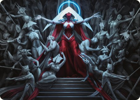 Elesh Norn, Mother of Machines Art Card [Phyrexia: All Will Be One Art Series] | Fandemonia Ltd