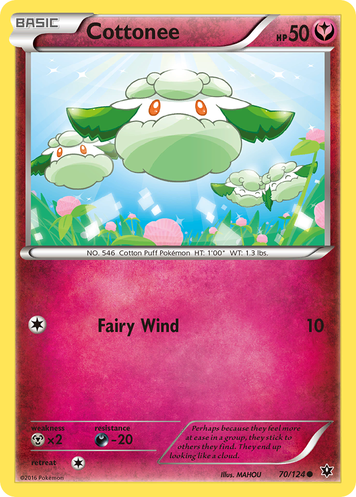 Cottonee (70/124) [XY: Fates Collide] | Fandemonia Ltd