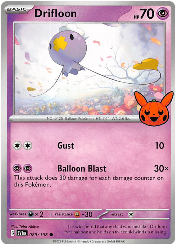 Drifloon (089/198) [Trick or Trade 2023] | Fandemonia Ltd