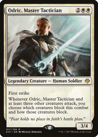 Odric, Master Tactician [Archenemy: Nicol Bolas] | Fandemonia Ltd