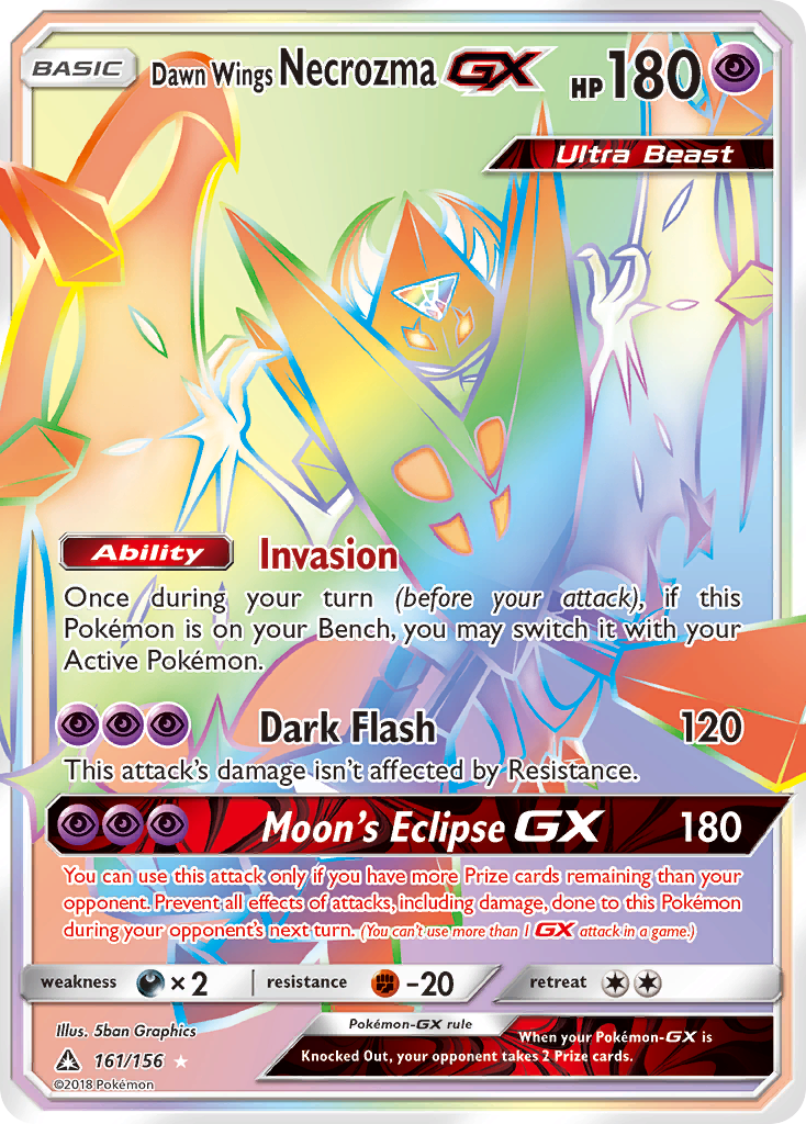 Dawn Wings Necrozma GX (161/156) [Sun & Moon: Ultra Prism] | Fandemonia Ltd