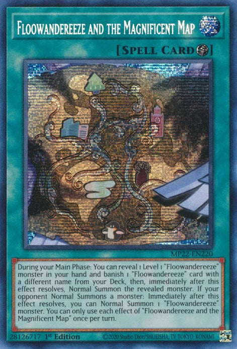 Floowandereeze and the Magnificent Map [MP22-EN220] Prismatic Secret Rare | Fandemonia Ltd