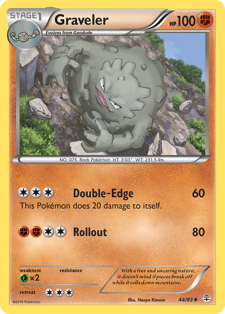 Graveler (44/83) [XY: Generations] | Fandemonia Ltd