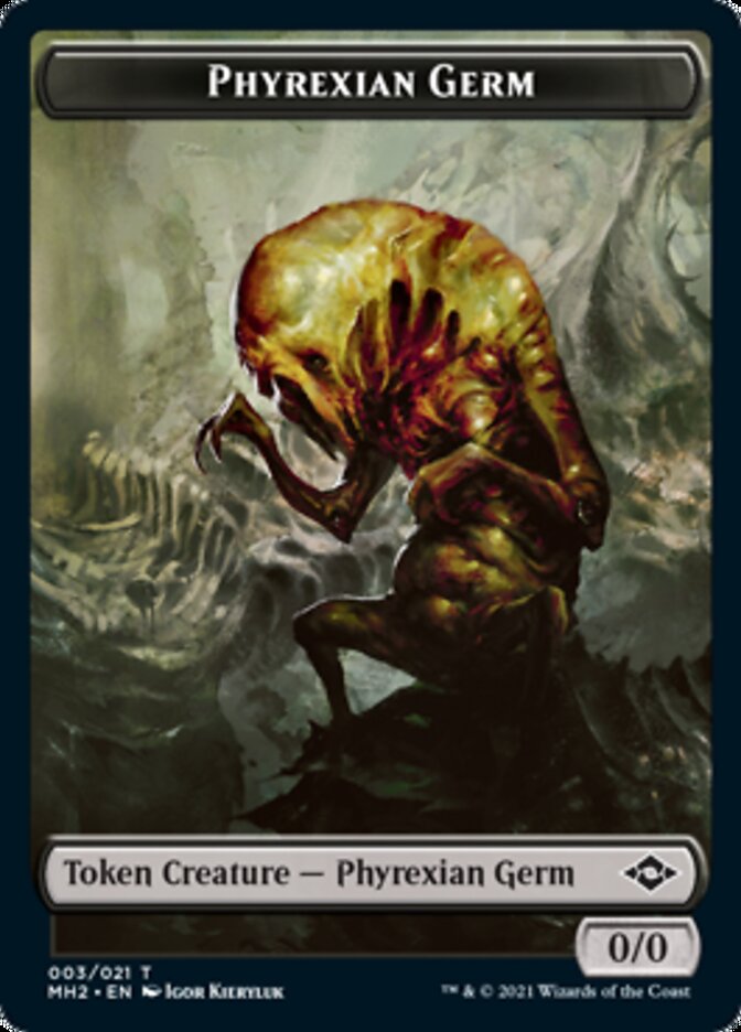 Phyrexian Germ Token [Modern Horizons 2 Tokens] | Fandemonia Ltd