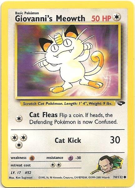 Giovanni's Meowth (74/132) [Gym Challenge Unlimited] | Fandemonia Ltd