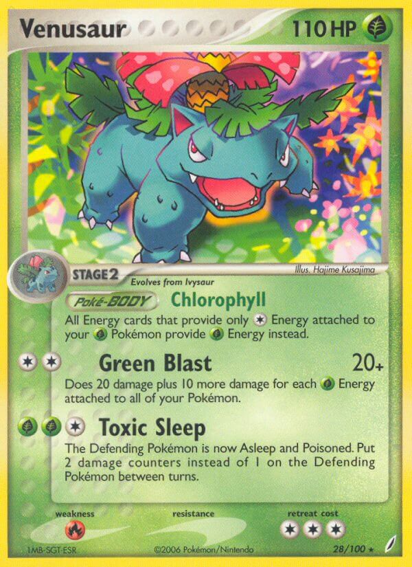 Venusaur (28/100) (Theme Deck Exclusive) [EX: Crystal Guardians] | Fandemonia Ltd