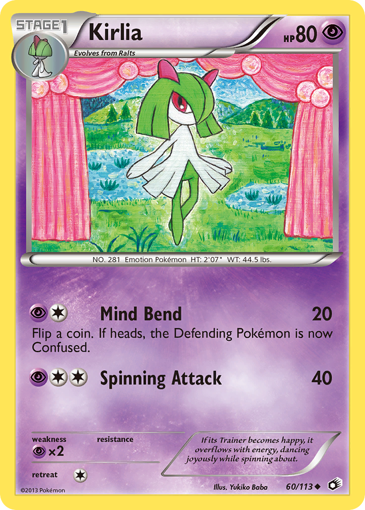 Kirlia (60/113) [Black & White: Legendary Treasures] | Fandemonia Ltd