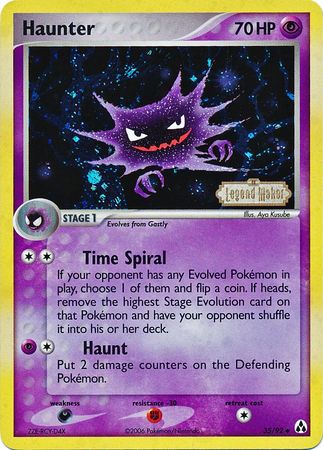 Haunter (35/92) (Stamped) [EX: Legend Maker] | Fandemonia Ltd