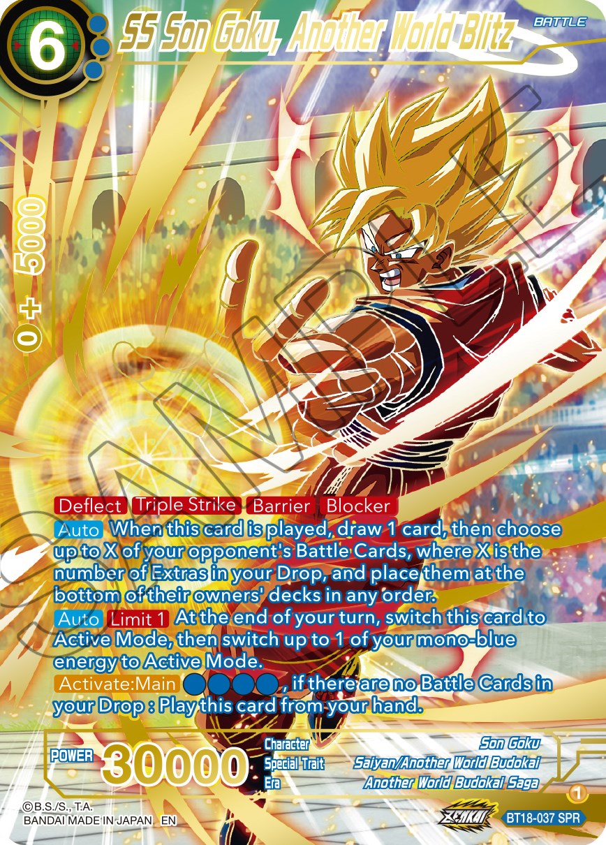 SS Son Goku, Another World Blitz (SPR) (BT18-037) [Dawn of the Z-Legends] | Fandemonia Ltd