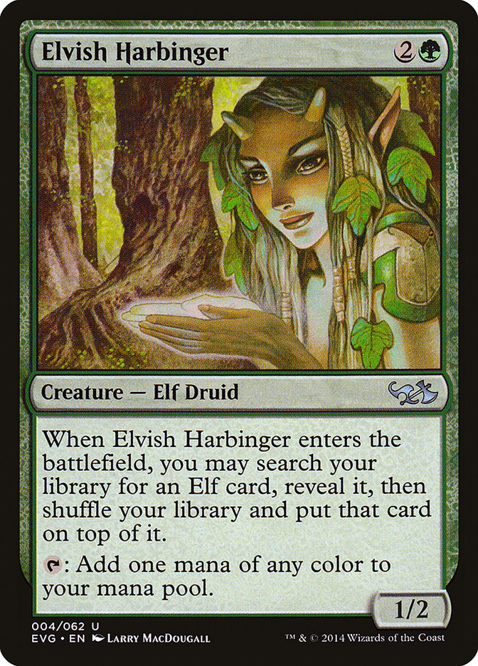 Elvish Harbinger (Elves vs. Goblins) [Duel Decks Anthology] | Fandemonia Ltd