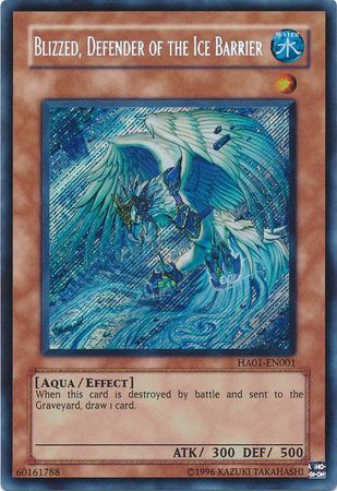 Blizzed, Defender of the Ice Barrier [HA01-EN001] Secret Rare | Fandemonia Ltd