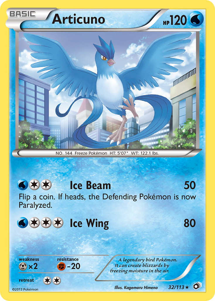 Articuno (32/113) [Black & White: Legendary Treasures] | Fandemonia Ltd