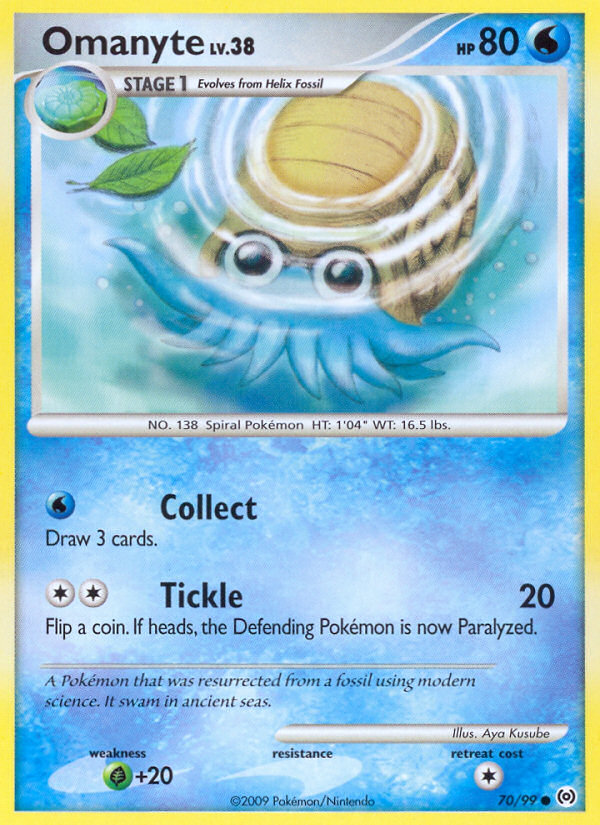 Omanyte (70/99) [Platinum: Arceus] | Fandemonia Ltd