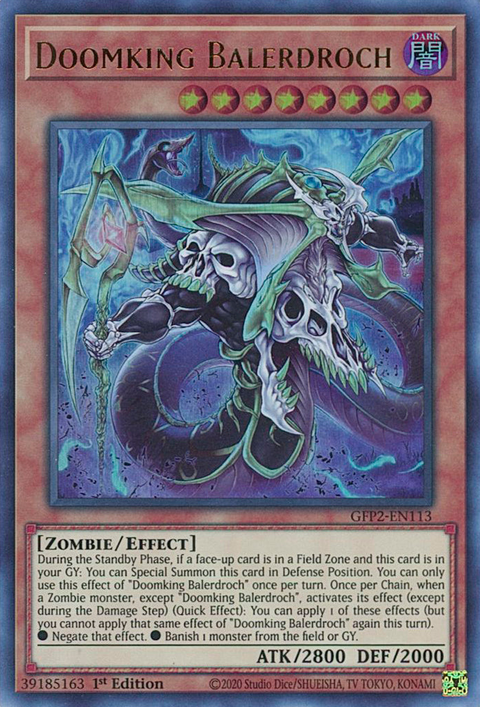 Doomking Balerdroch [GFP2-EN113] Ultra Rare | Fandemonia Ltd