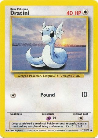 Dratini (26/102) [Base Set Unlimited] | Fandemonia Ltd