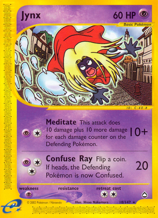 Jynx (18/147) [Aquapolis] | Fandemonia Ltd