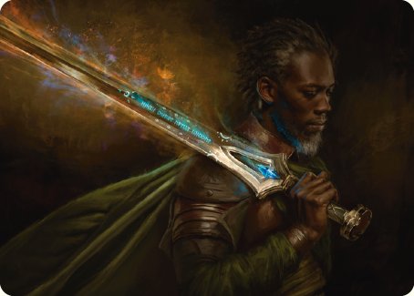 Anduril, Flame of the West Art Card [The Lord of the Rings: Tales of Middle-earth Art Series] | Fandemonia Ltd