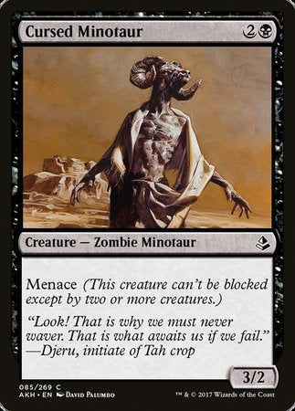 Cursed Minotaur [Amonkhet] | Fandemonia Ltd