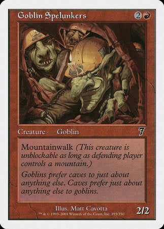 Goblin Spelunkers [Seventh Edition] | Fandemonia Ltd