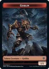 Zombie Knight // Goblin Double-sided Token [Dominaria United Commander Tokens] | Fandemonia Ltd