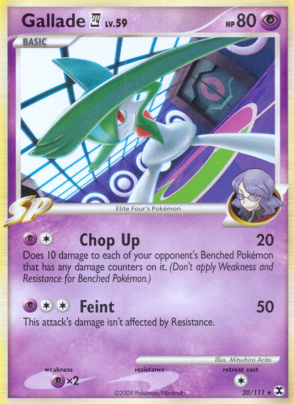 Gallade (20/111) [Platinum: Rising Rivals] | Fandemonia Ltd