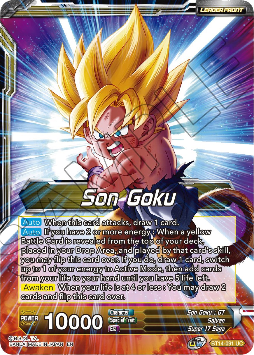 Son Goku // SS4 Son Goku, Returned from Hell (BT14-091) [Cross Spirits Prerelease Promos] | Fandemonia Ltd