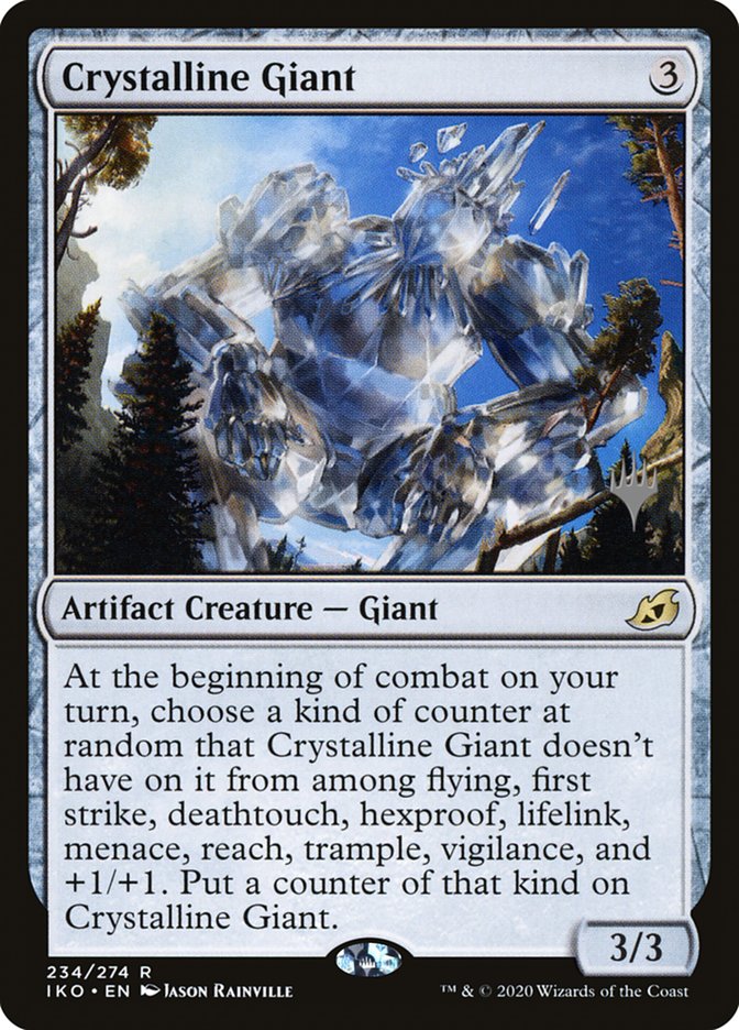 Crystalline Giant (Promo Pack) [Ikoria: Lair of Behemoths Promos] | Fandemonia Ltd