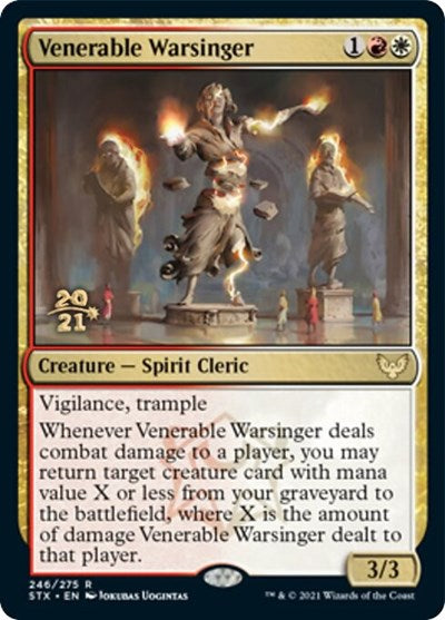 Venerable Warsinger [Strixhaven: School of Mages Prerelease Promos] | Fandemonia Ltd