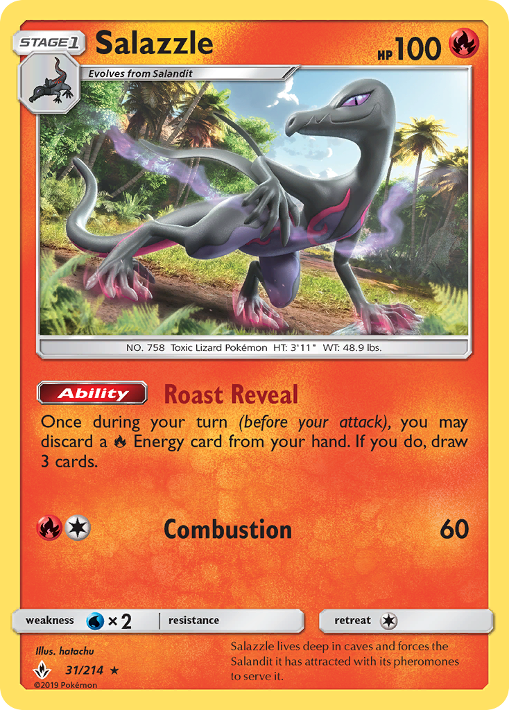 Salazzle (31/214) [Sun & Moon: Unbroken Bonds] | Fandemonia Ltd