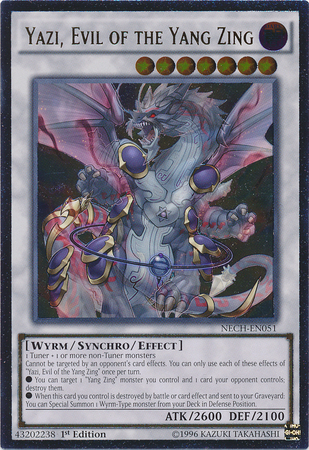 Yazi, Evil of the Yang Zing [NECH-EN051] Ultimate Rare | Fandemonia Ltd