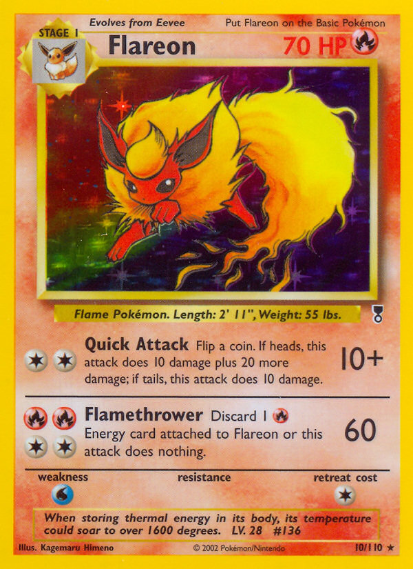 Flareon (10/110) [Legendary Collection] | Fandemonia Ltd