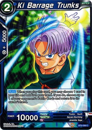 Ki Barrage Trunks (BT5-036) [Miraculous Revival] | Fandemonia Ltd