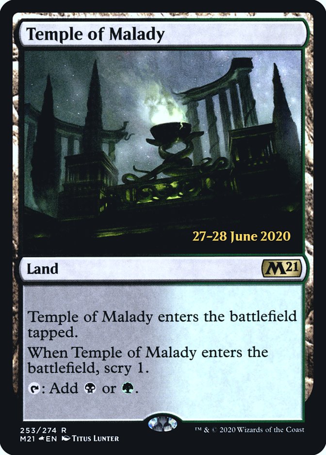 Temple of Malady  [Core Set 2021 Prerelease Promos] | Fandemonia Ltd