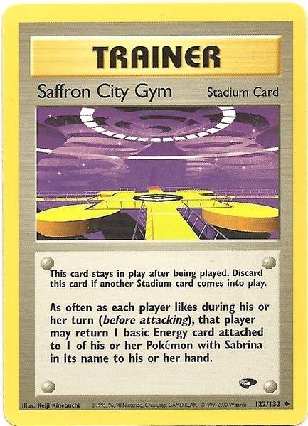 Saffron City Gym (122/132) [Gym Challenge Unlimited] | Fandemonia Ltd