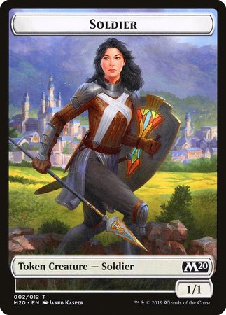 Soldier Token [Core Set 2020 Tokens] | Fandemonia Ltd