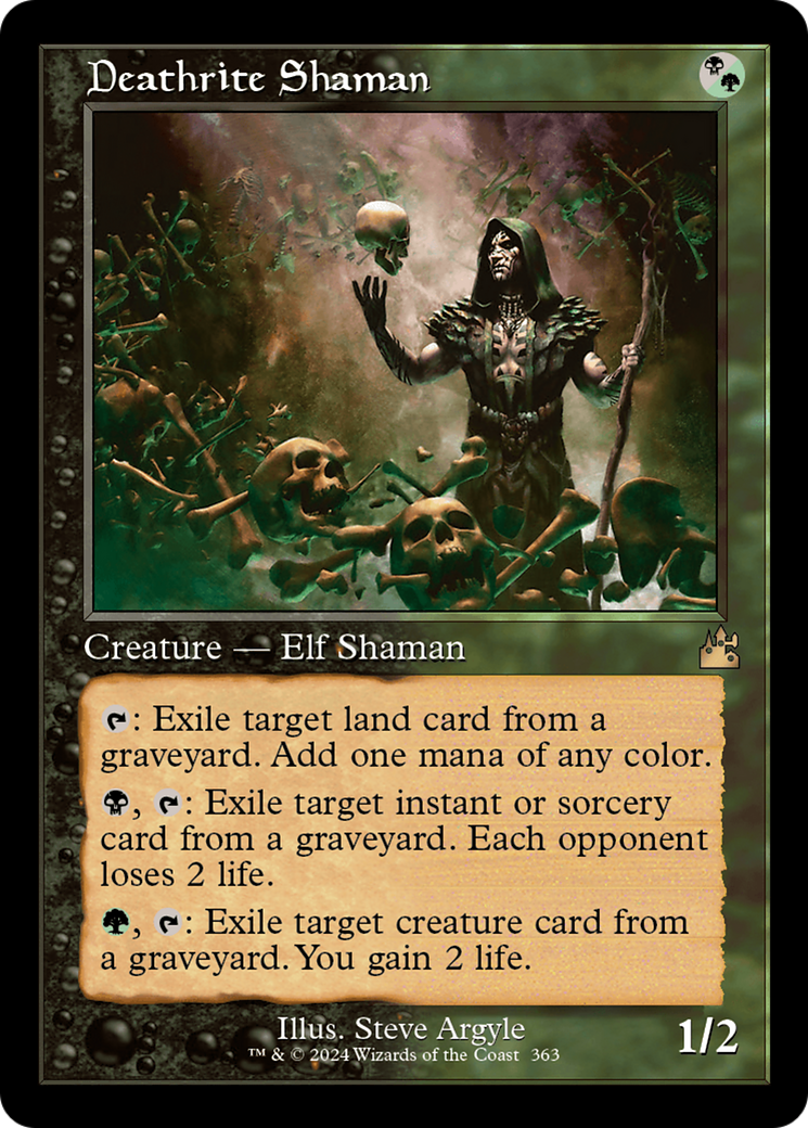 Deathrite Shaman (Retro Frame) [Ravnica Remastered] | Fandemonia Ltd